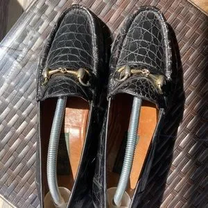 homie専用GUCCI crocodile Loafer black 27cm Men's Gucci Jordaan crocodile loafer in black | GUCCI® US